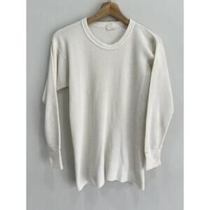 Vintage Thermal Longsleeve Shirt off white